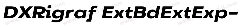 DXRigraf ExtBdExtExp字体转换